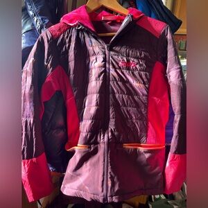 Swix Hot Pink and Burgundy Hooded Nordic Jacket